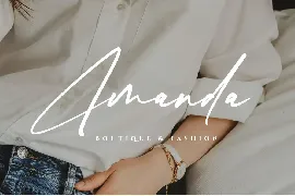 Samanta Holland Modern Signature Font