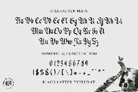 The Frankenstype - Blackletter Type Font