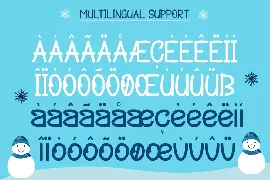 Snowmon - Christmas Display Font