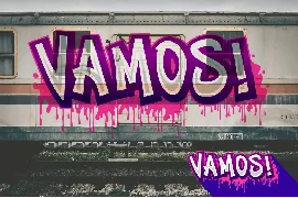 Vinzella Street - Layered Graffiti Font