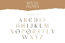 Kouva Glorin font