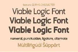 Viable Logic font