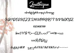 Leuthique | Elegant Handwriting Script Font