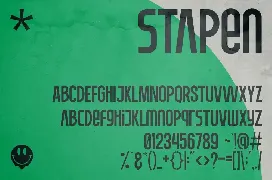 Stapen - Bold Futuristic Sans Serif Fonts