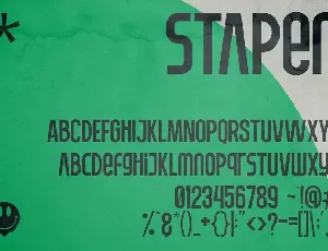 Stapen - Bold Futuristic Sans Serif Fonts