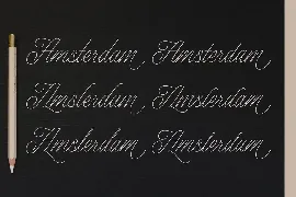 Michelin Script font