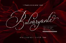 Bulvaryante - Romantic Calligraphy Font