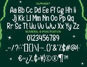 Sunday School - Christmas Display Font