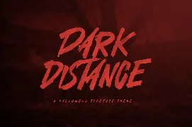 Dark Distance font