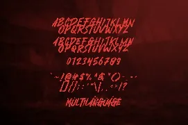 Dark Distance font