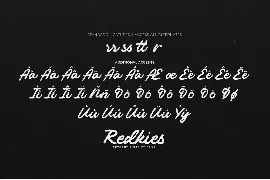 Redkies - Authentic Script font