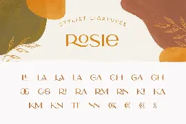 Rosie Sans - Gorgeous Typeface font