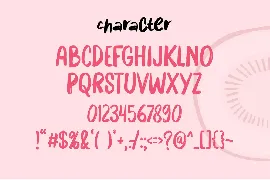 Pear Milk - Handbrush font