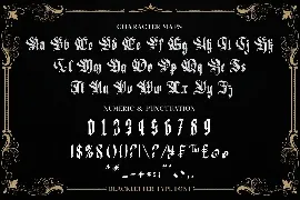 The Raid Letter - Blackletter Type Font