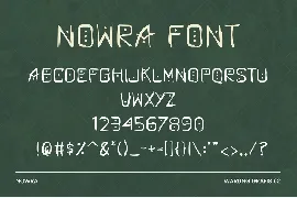 Nowra - Ethnic Display Font