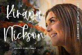 Congregate - Christmas Display Font