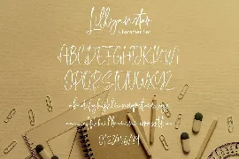 Lillyanstar Handwritten Font