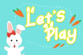 Bunny Hopper - Playful Font