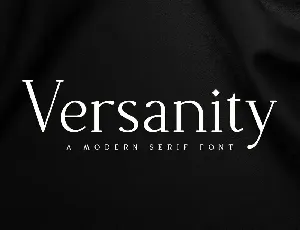 Versanity - Business Font