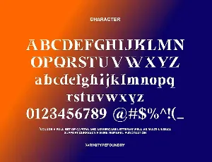 Ampera Display font