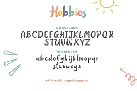 Hobbies - Playful Font