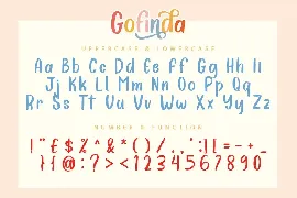 Gofinda Display Handwritten Font