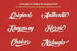 Anordighos - Script Retro Font