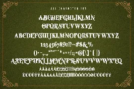 Miztar - Victorian Style Font