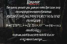 Blazzar | Expressive Brush Script Font