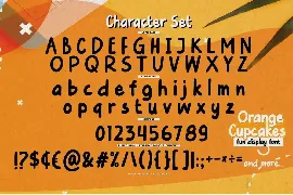 Orange Cupcakes - Fun Display Font