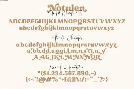 Notulen Display Serif Typeface font