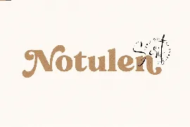 Notulen Display Serif Typeface font