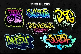 Big Monkey - Urban Graffiti Font