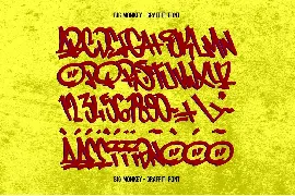 Big Monkey - Urban Graffiti Font