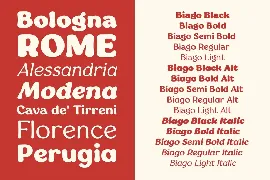 Biago font