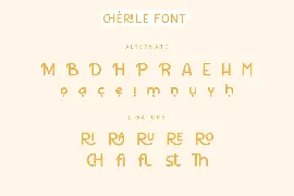 Cherile font