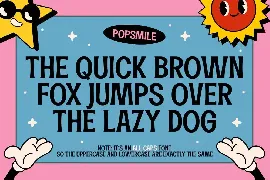 Popsmile - Retro Pop Fonts