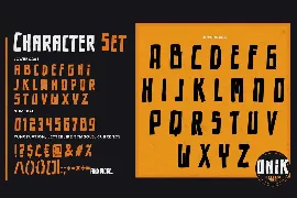 Unik - Unique Font