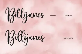 Billijanes Casual Script Font