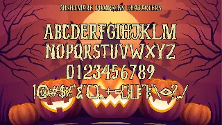 Nightmare Pumpkins font