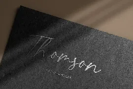 Thunderstone Handwritten Signature Font