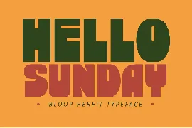 Bloop Herfit font