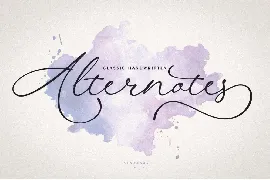 Alternotes font