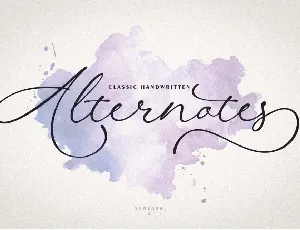 Alternotes font