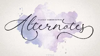 Alternotes font