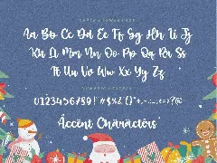 Santa Robin Display Font