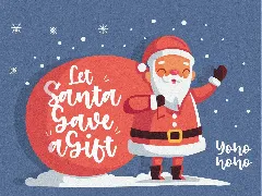 Santa Robin Display Font