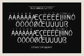 Cursechaos Font - Horror Display Typeface