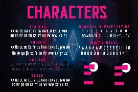 Future Technos Cyber Futuristic Font