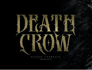 DEATH CROW font